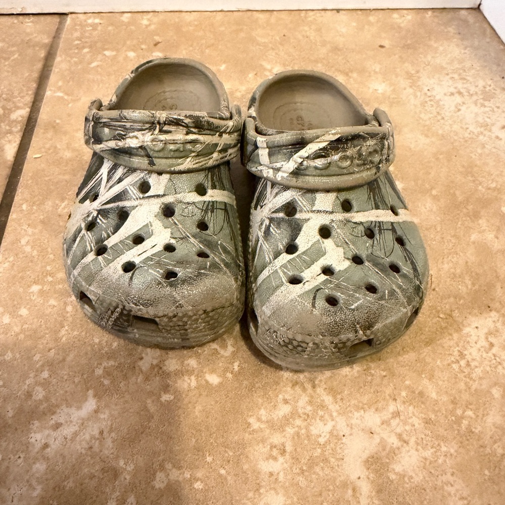 Kids Camouflage Crocs